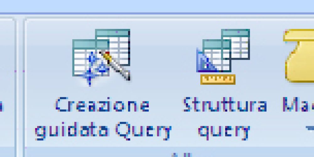 Esempi di Query di selezione in access 2007