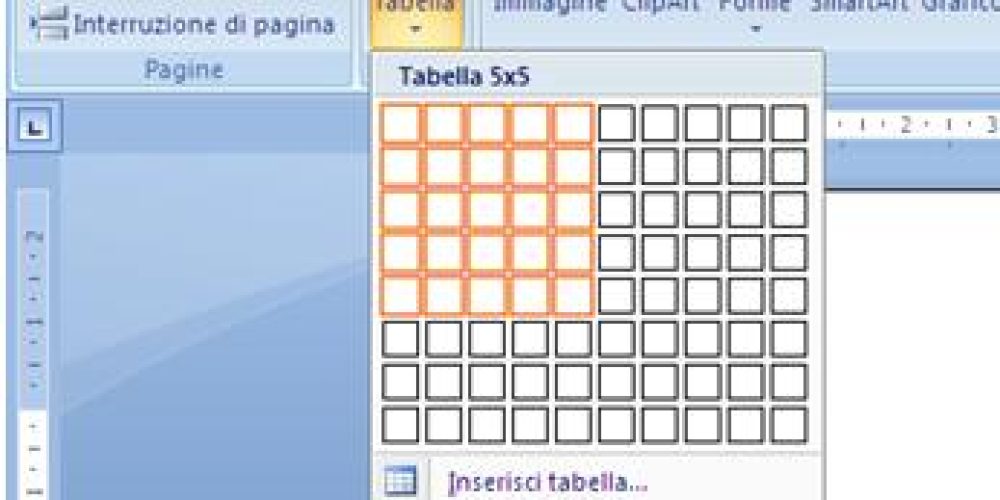 Tabelle in word 2007